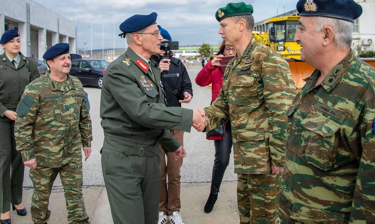 Στη ΣΜΥ ο Αρχηγός ΓΕΣ Αντιστράτηγος Γεώργιος Καμπάς